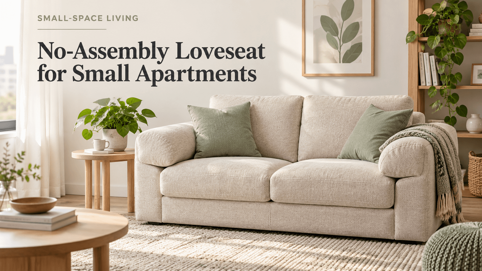 Is a No-Assembly Loveseat Worth It for a Small Apartment?